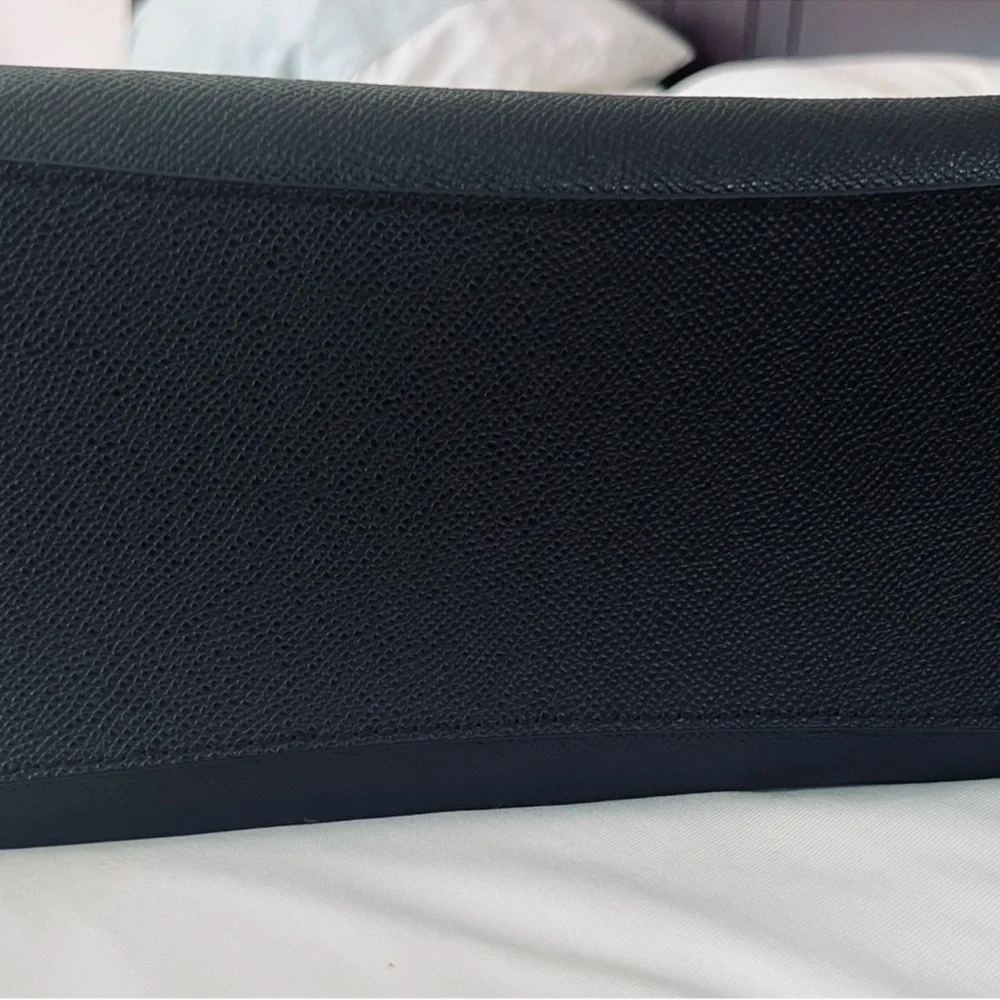 New Coach Black Leather Kailey Carryall purse bag Satchel $498 - Picture 4 of 7